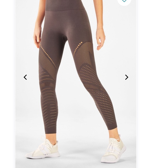 Fabletics Pants - Fabletics Mid-Rise Sculptknit Openwork 7/8 legging